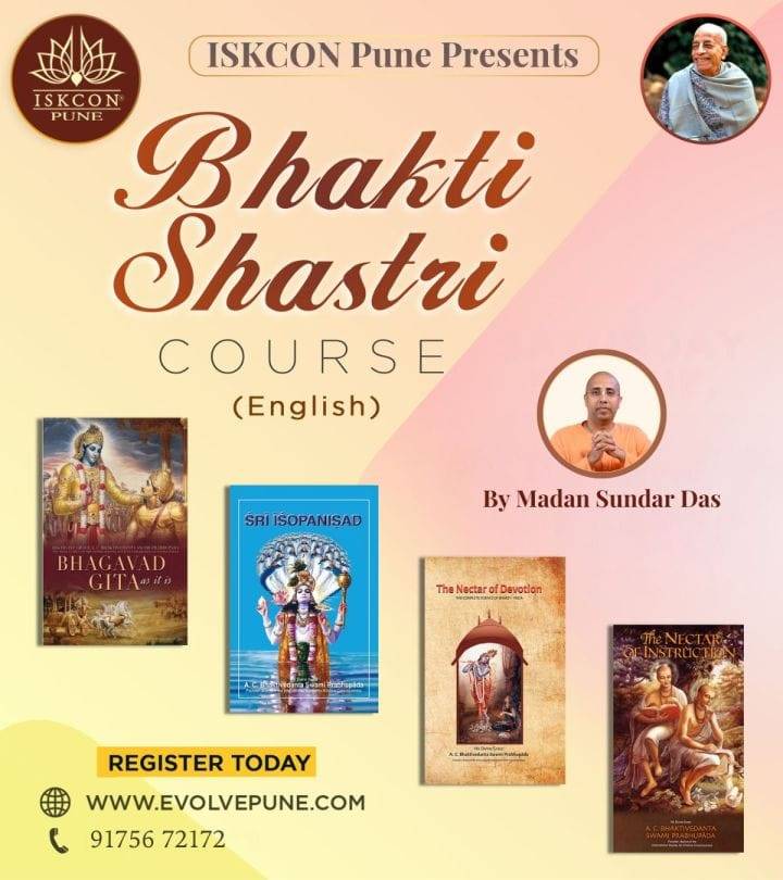 Bhakti Shastri course in English — guided study of the Bhagavad-Gita and core texts
