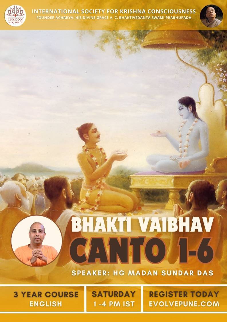 Bhakti Vaibhav course — Srimad Bhagavatam study