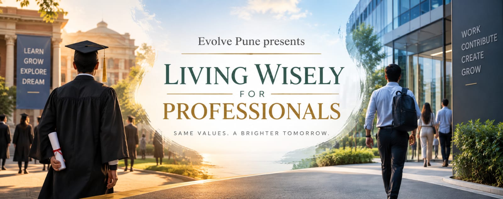 Living Wisely for Professionals — online course poster