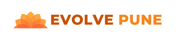 Evolve Pune logo — Education, Culture, Devotion