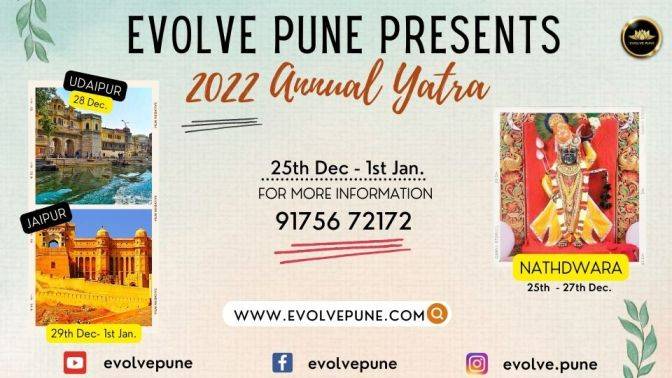 Participants of the Evolve Pune annual yatra 2022